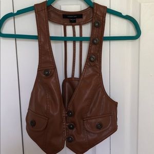 Brown vest